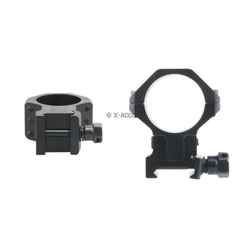 Загрузить изображение в просмотрщик галереи, X-ACCU 30mm Adjustable Elevation Picatinny Rings - Vector Optics Online Store