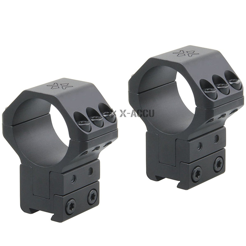 Загрузить изображение в просмотрщик галереи, X-ACCU 30mm Adjustable Elevation Dovetail Rings - Vector Optics Online Store