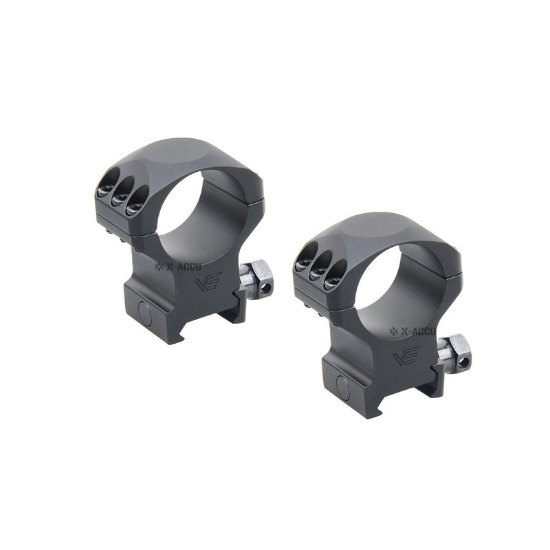 Загрузить изображение в просмотрщик галереи, 30mm X-Accu 1.25" Medium Profile Picatinny Scope Rings - Vector Optics Online Store