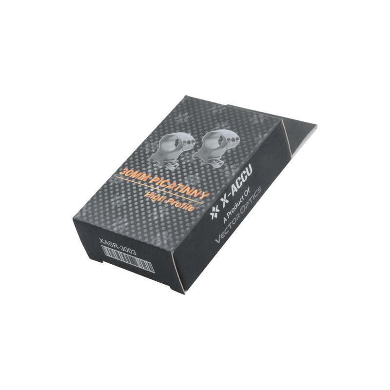 將圖片載入到圖庫檢視器中, 30mm X-Accu 1.4" Medium Profile Picatinny Scope Rings - Vector Optics Online Store