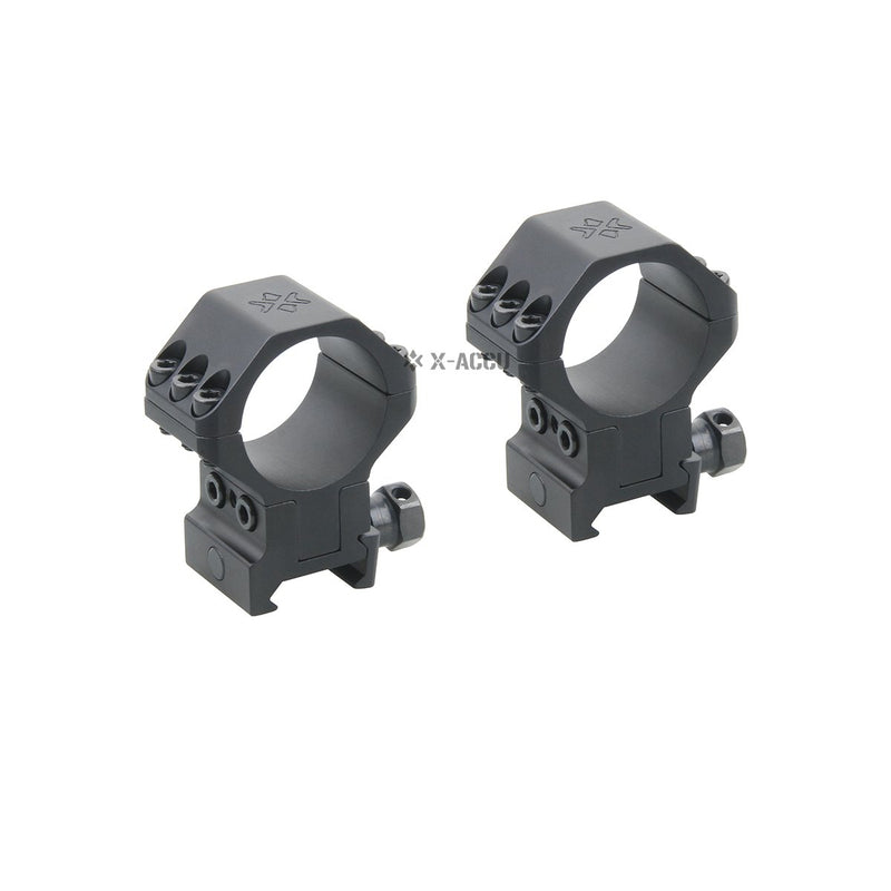 Загрузить изображение в просмотрщик галереи, X-ACCU 30mm Adjustable Elevation Picatinny Rings - Vector Optics Online Store