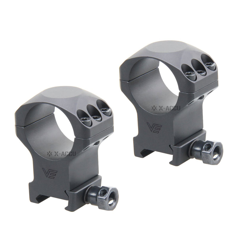 將圖片載入到圖庫檢視器中, 30mm X-Accu 1.4" Medium Profile Picatinny Scope Rings - Vector Optics Online Store