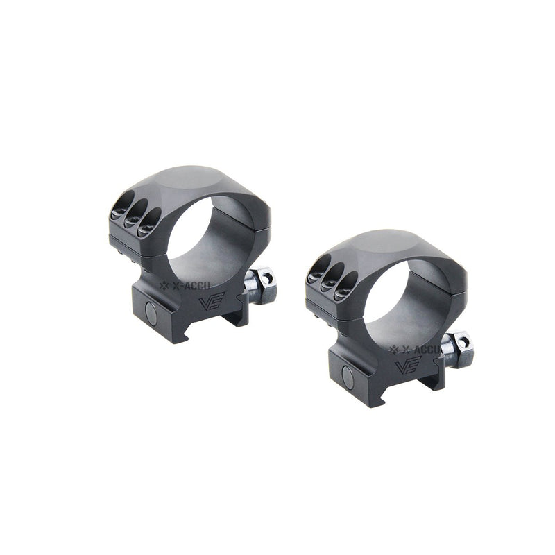 Cargue la imagen en el visor de la galería, 30mm X-Accu 1" Low Profile Picatinny Scope Rings - Vector Optics Online Store