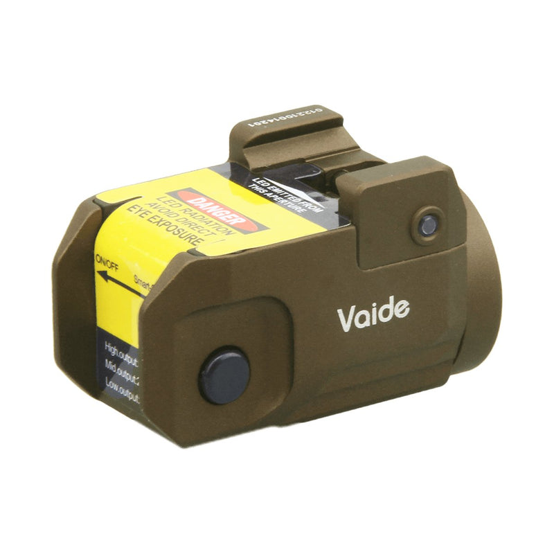 Load image into Gallery viewer, Vaide Scrapper Subcompact Pistol Flashlight FDE - Vector Optics Online Store