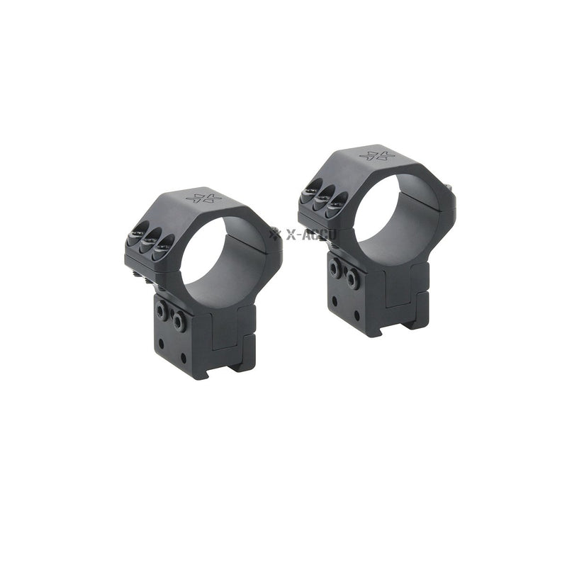 Загрузить изображение в просмотрщик галереи, X-ACCU 30mm Adjustable Elevation Dovetail Rings - Vector Optics Online Store