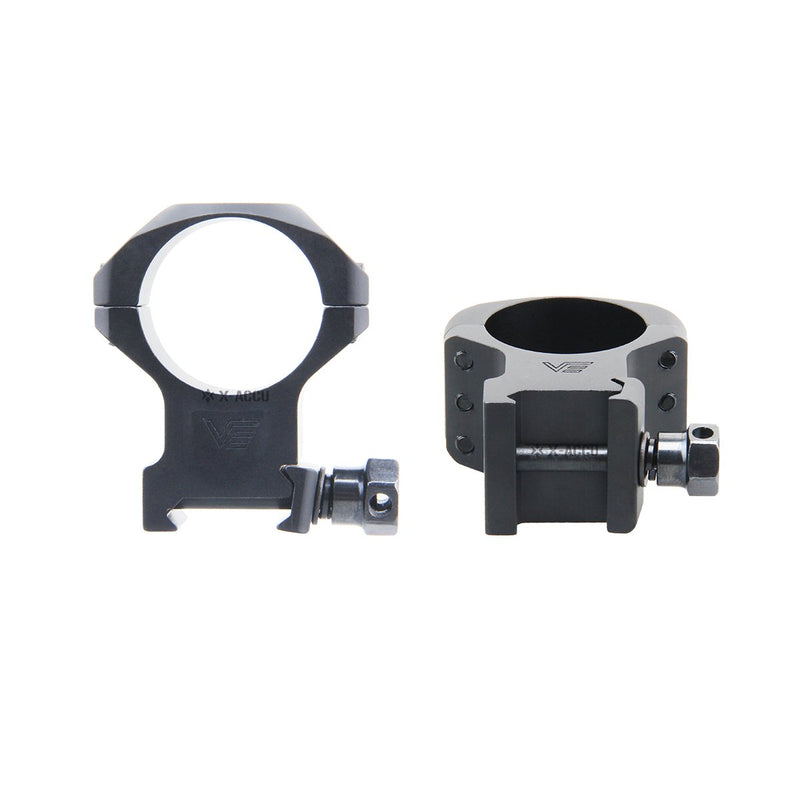 Загрузить изображение в просмотрщик галереи, 30mm X-Accu 1.25" Medium Profile Picatinny Scope Rings - Vector Optics Online Store