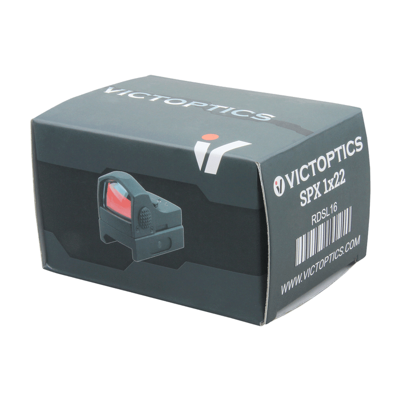 將圖片載入到圖庫檢視器中, Victoptics SPX 1x22 Red Dot Sight packagebox