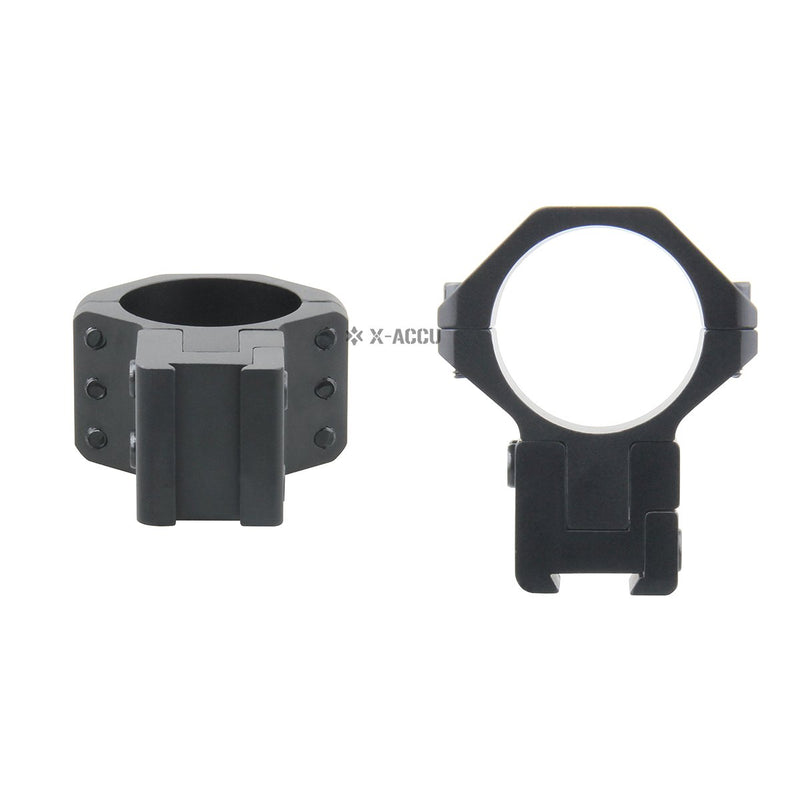 Загрузить изображение в просмотрщик галереи, X-ACCU 30mm Adjustable Elevation Dovetail Rings - Vector Optics Online Store