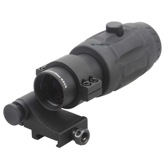 Maverick 5x Red Dot Magnifier with w/ Flip Side Mount - Vector Optics Online Store