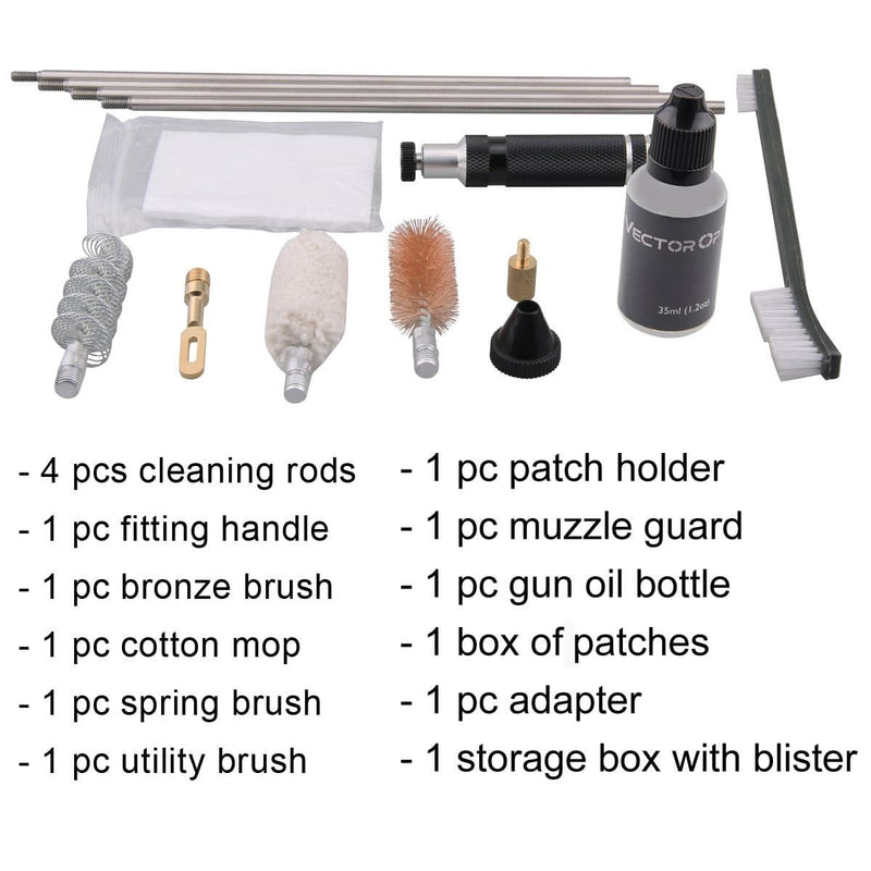 將圖片載入到圖庫檢視器中, Gunpany 12GA Shotgun Gun Cleaning Kit - Vector Optics Online Store