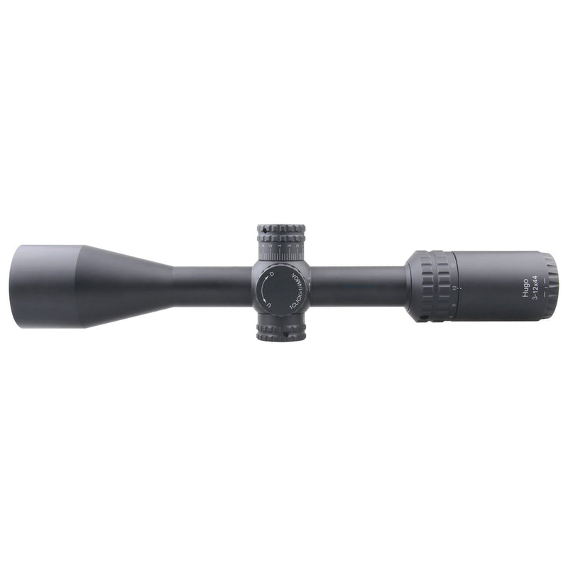 Load image into Gallery viewer, Vector Optics Hugo 3-12x44 Varmint Shooting 1 Inch Riflescope Min 10 Yds Wire BDC Ranging Reticle Turret Lock Side Focus