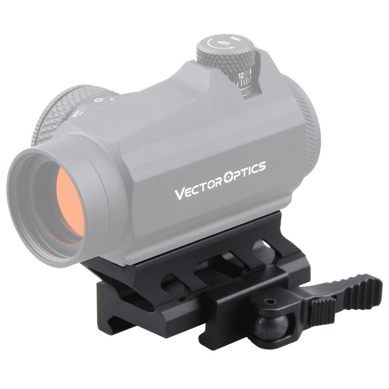 將圖片載入到圖庫檢視器中, 1" Profile Cantilever Picatinny Riser QD Mount Details