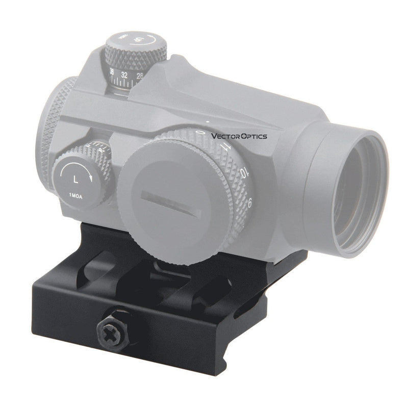 將圖片載入到圖庫檢視器中, 1" Profile Cantilever Picatinny Riser QD Mount Details