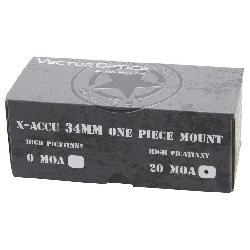 將圖片載入到圖庫檢視器中, X-Accu 34mm High Profile One Piece 20MOA Mount - Vector Optics Online Store