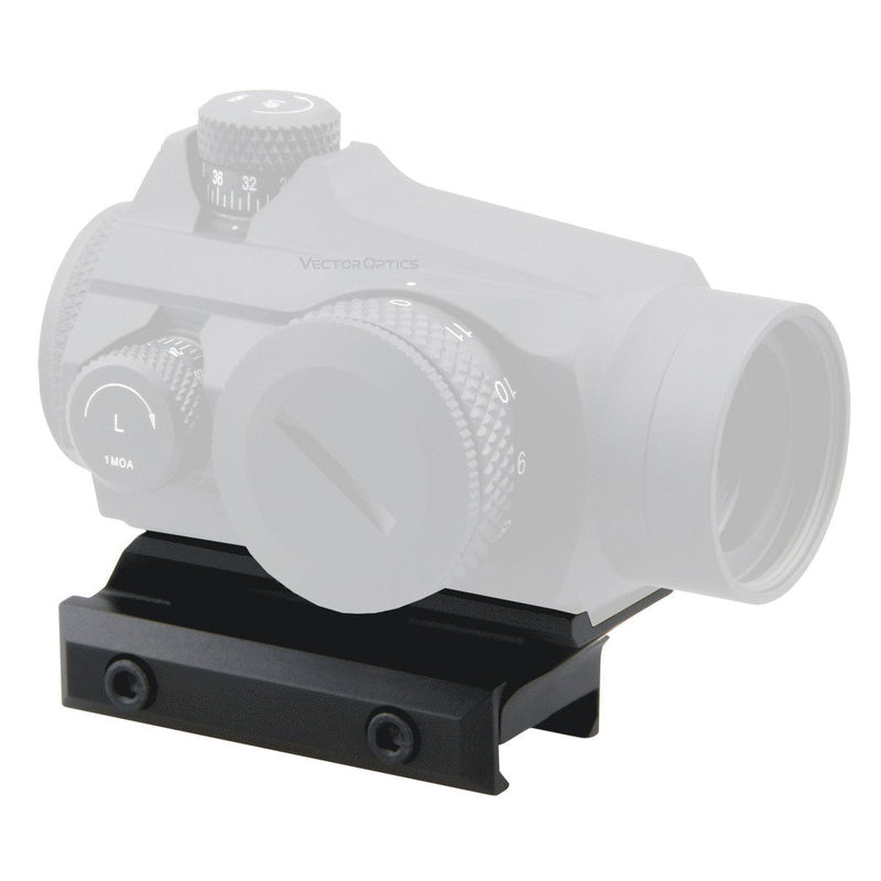 將圖片載入到圖庫檢視器中, 0.5" Profile Cantilever Picatinny Riser Mount and white Magnifier
