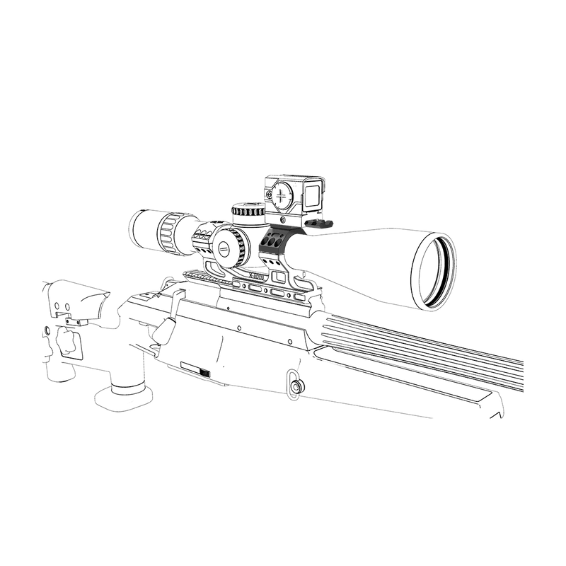 Загрузить изображение в просмотрщик галереи, 34mm X-ACCU Mount Assembly Kit - Vector Optics Online Store