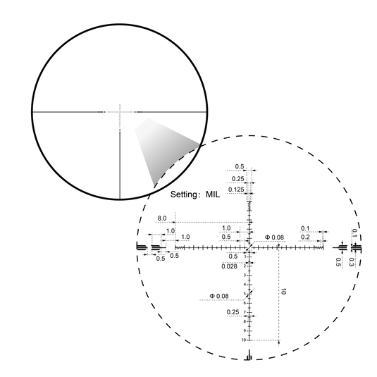 Orion Pro MAX 4-16x44 HD Rifle Scope (SCFF-59)