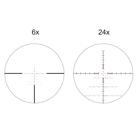 Sentinel 6-24x50 FFP Rifle Scope (SCFF-57)