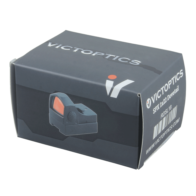 將圖片載入到圖庫檢視器中, Victoptics SPX V3 1x22 Red Dot Sight Dovetail packagebox