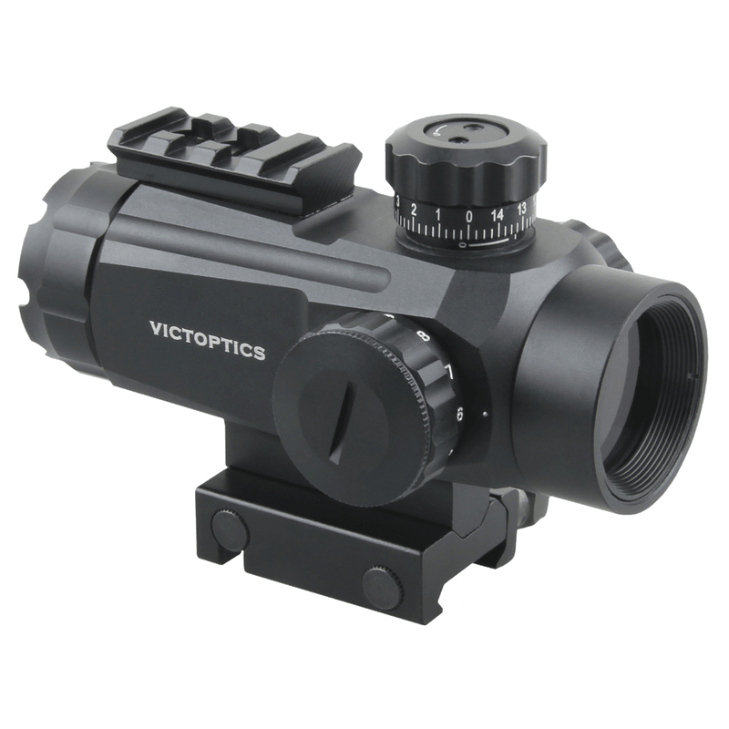 將圖片載入到圖庫檢視器中, VictOptics RGD 1x30 Red Dot Sight w/ 11 Levels Red Dot 2 Front
