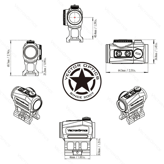 Scrapper 1x22 Red Dot Sight Details