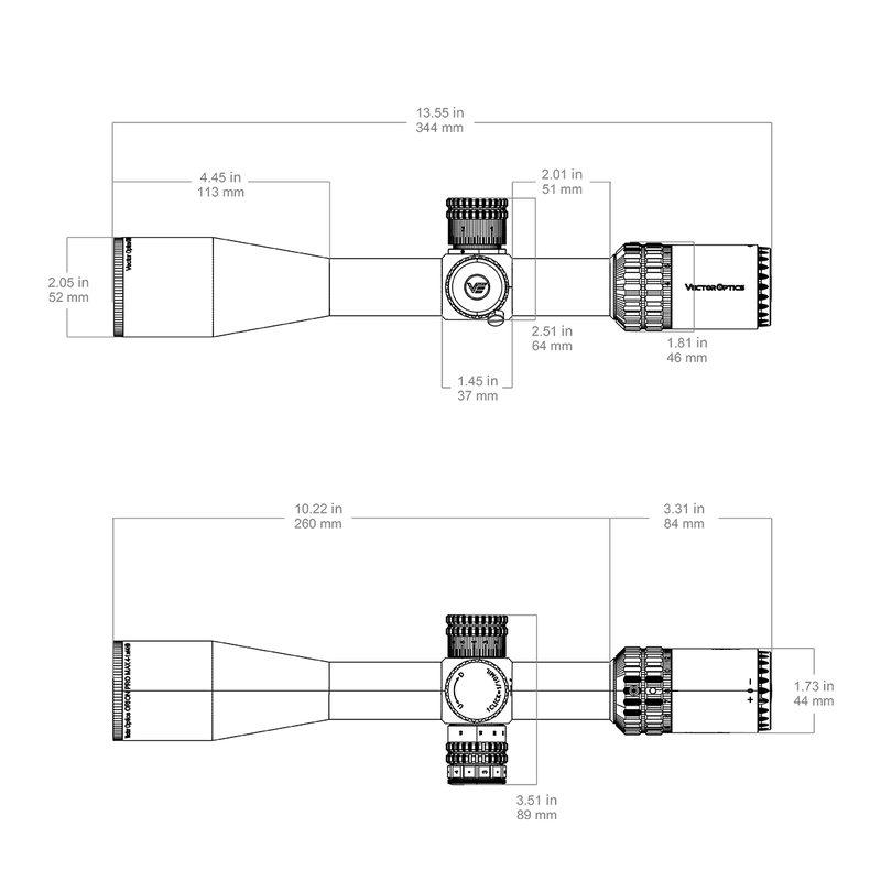 Load image into Gallery viewer, Orion Pro MAX 4-16x44 HD Rifle Scope (SCFF-59)