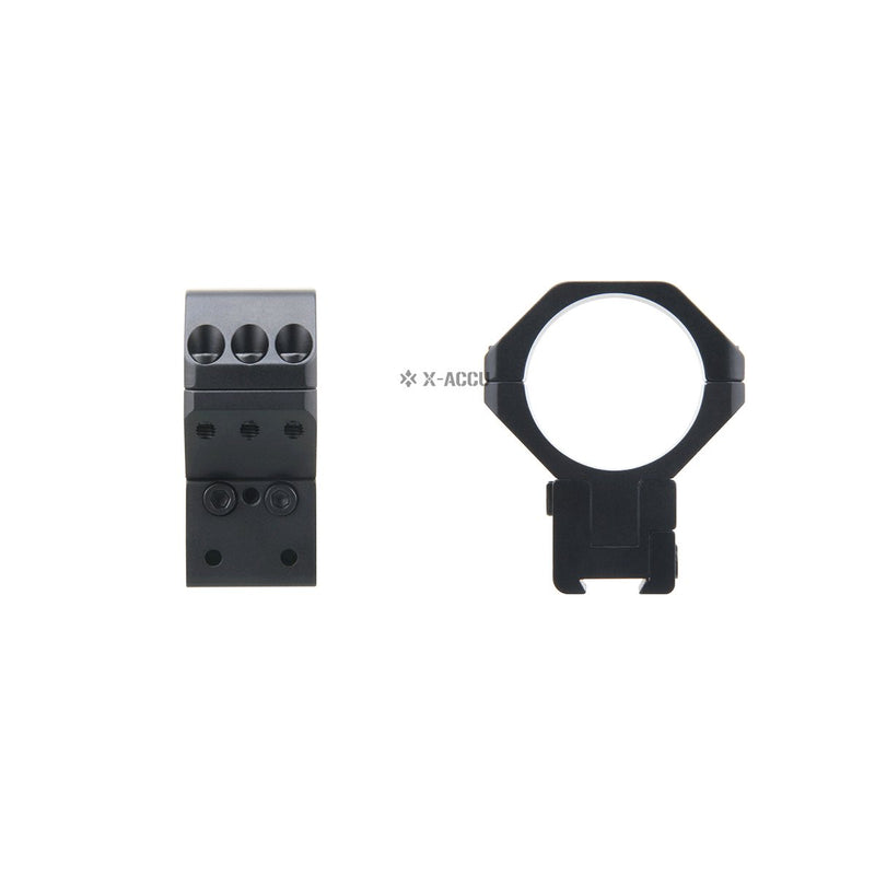 將圖片載入到圖庫檢視器中, X-ACCU 34mm Adjustable Elevation Dovetail Rings - Vector Optics Online Store