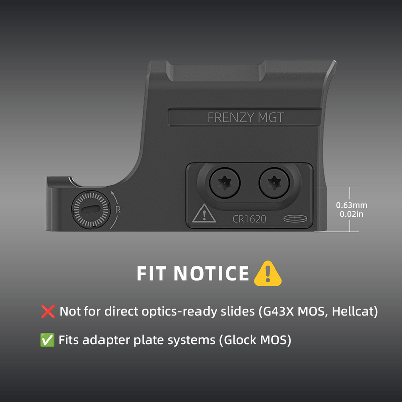 Load image into Gallery viewer, Classic | Frenzy-S 1x17x20 Red Dot Sight MRT Aspheric Lens EDC | Multi Reticle, 3 MOA Dot (SCRD-M68-OLD)