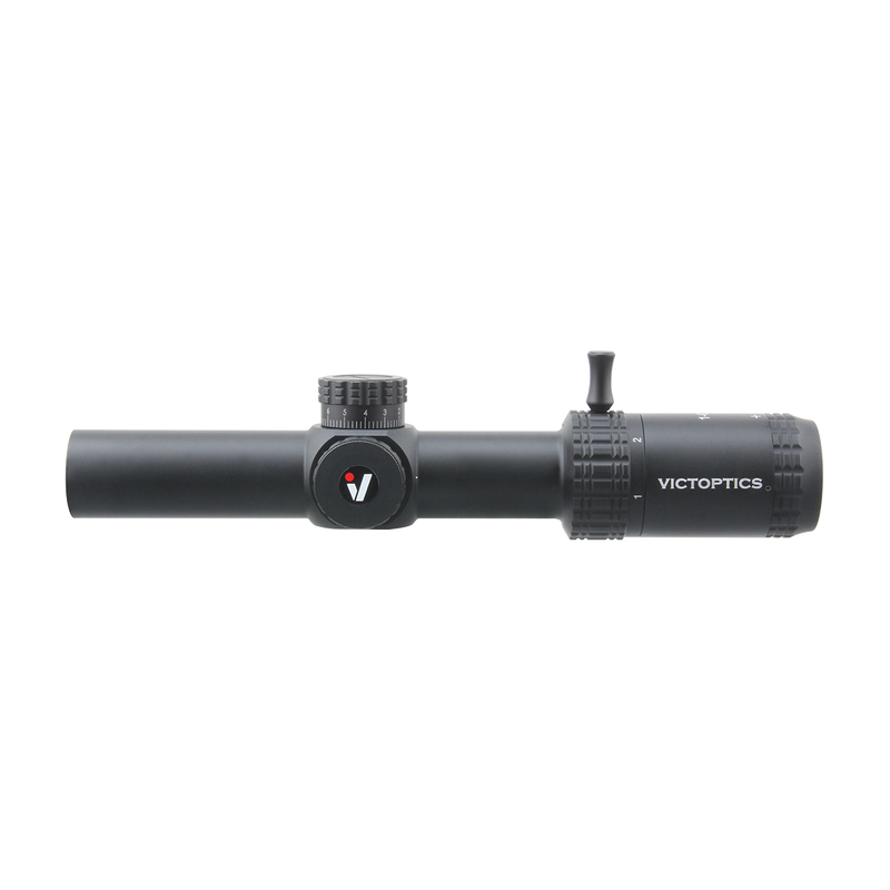 Cargue la imagen en el visor de la galería, VictOptics S6 1-6x24 SFP LPVO Black Color side detail