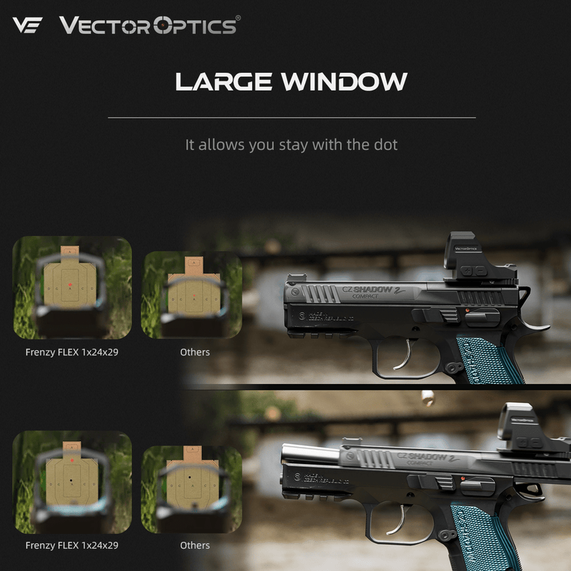 Load image into Gallery viewer, Vector Optics Global Frenzy FLEX 1x24x29 LARGE WINDOW