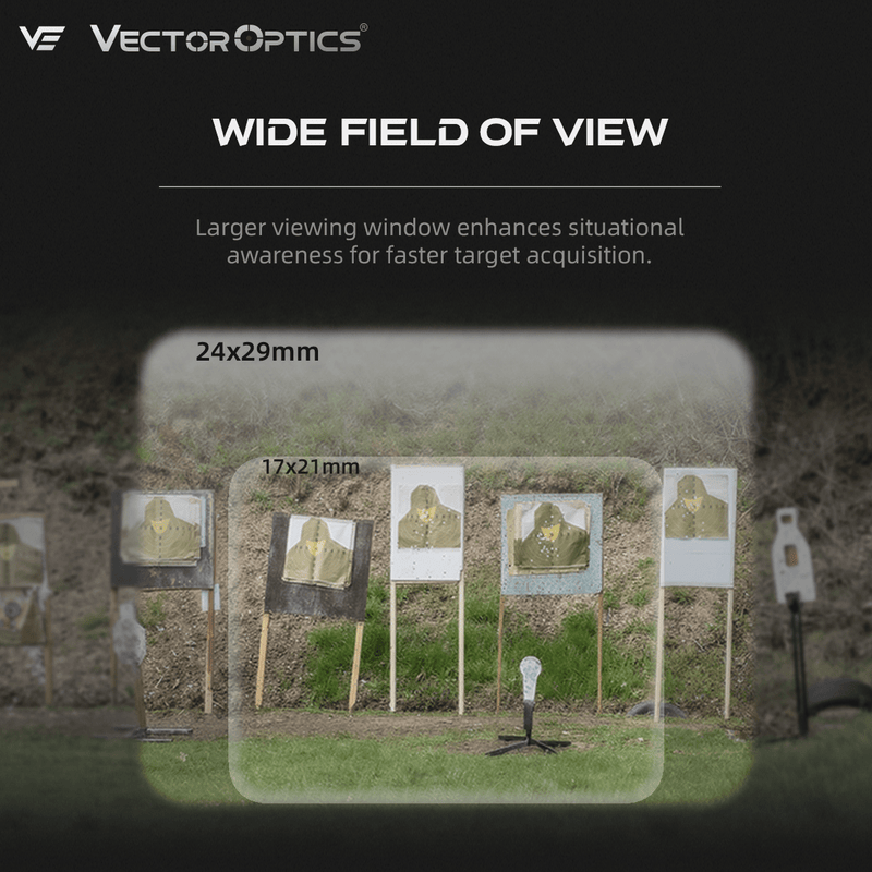 Load image into Gallery viewer, Vector Optics Global Frenzy FLEX 1x24x29 WIDE FIELD OF VIEW