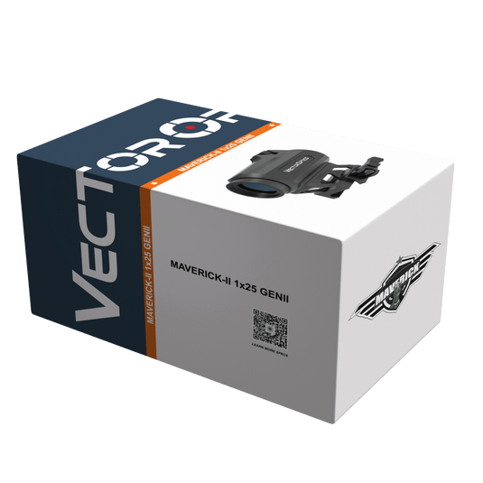 Maverick-II 1x25 GenII Red Dot Sight Motion Sensor