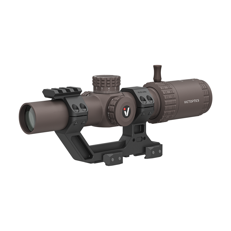 Load image into Gallery viewer, S6 1-6×24 LPVO SFP | Burnt Brown | 1-Piece Extreme High Picatinny AR Mount Kit (OPSL123)