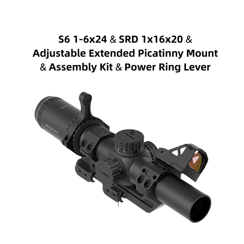 Load image into Gallery viewer, S6 1-6x24 SFP LPVO Rifle Scope (OPSL22&23) | Budget LPVO