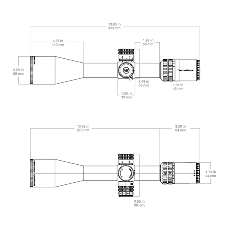 Load image into Gallery viewer, Orion Pro Max 6-24x50 MIL HD FFP Rifle Scope (SCFF-61)