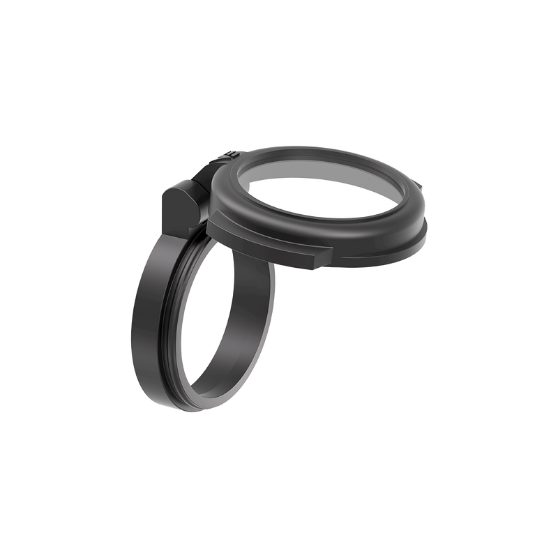 Load image into Gallery viewer, Transparent 37.5mm Scope Flip-Cap (RD47-FC02)