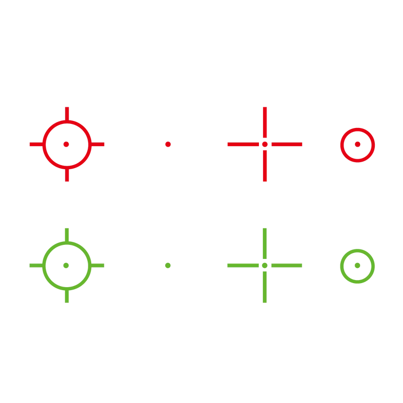 Load image into Gallery viewer, VictOptics SRD 1x23x33 Four-Reticle Red Dot Sight | 4 Reticle Options (RDSL36)