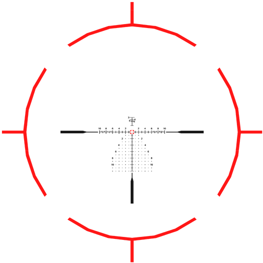 Continental X6 2-12x44 FFP MPVO 소총 스코프