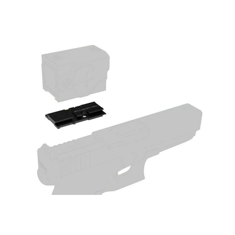 ギャラリービューアに画像をロードする, MOS to VOD Footprint Pistol Red Dot Steel Adapter - Vector Optics Online Store
