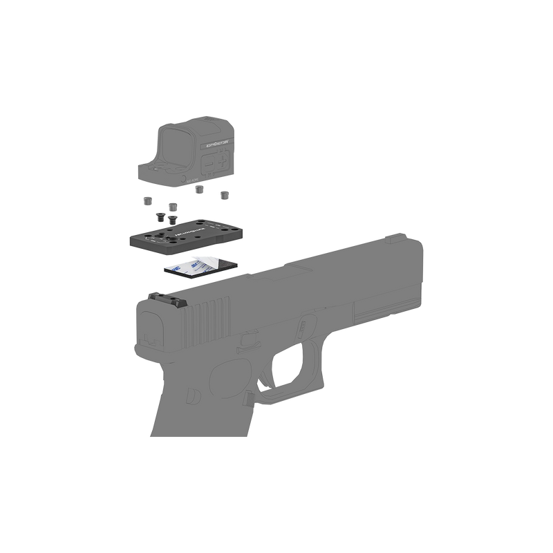 Load image into Gallery viewer, 2-in-1 MOJ / MGT Footprint Universal Dovetail Adapter Mount for Glock® (SCFRM-GK10)