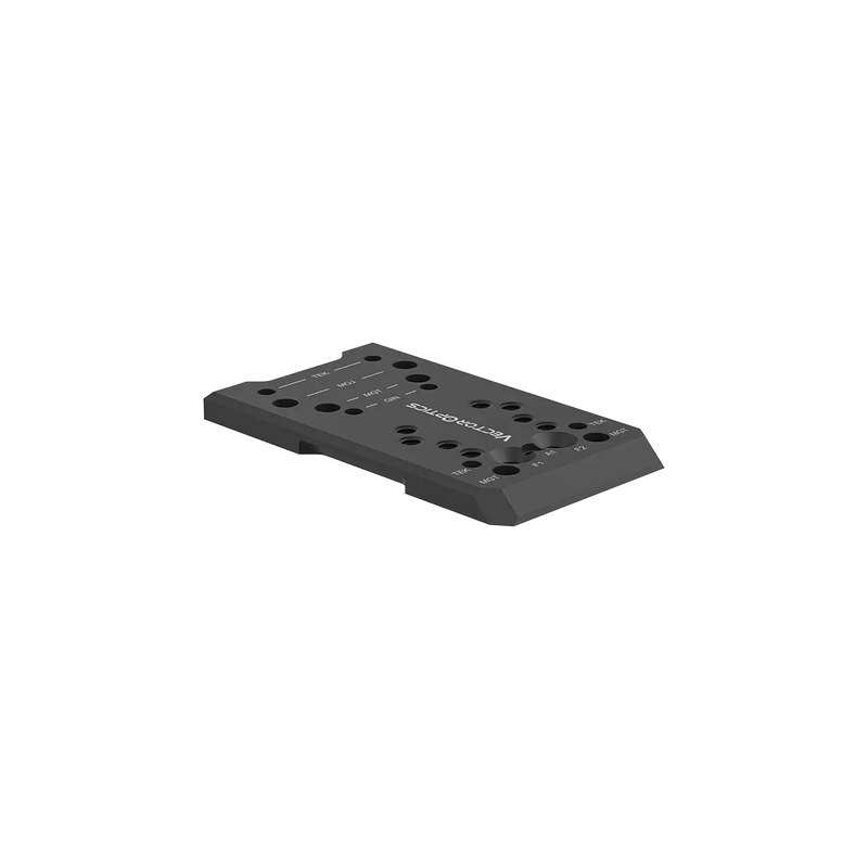Chargez l'image dans la visionneuse de la galerie, 4-in-1 MOJ / MGT / TEK / GIN Footprint Universal Dovetail Adapter Mount for Glock® (SCFRM-GK11)