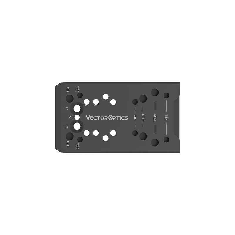 Chargez l'image dans la visionneuse de la galerie, 4-in-1 MOJ / MGT / TEK / GIN Footprint Universal Dovetail Adapter Mount for Glock® (SCFRM-GK11)