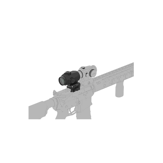 Maverick-IV 3x22 Magnifier Mini Rubber Armored | Compact (SCMF-35)