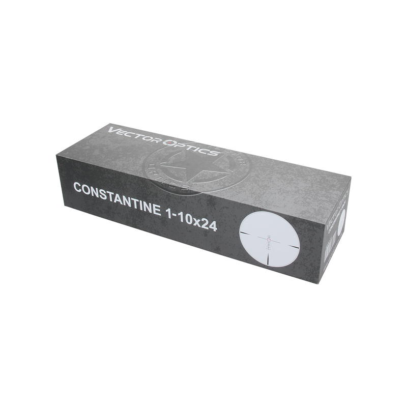 Cargue la imagen en el visor de la galería, Constantine 1-10x24 SFP Riflescope packing box