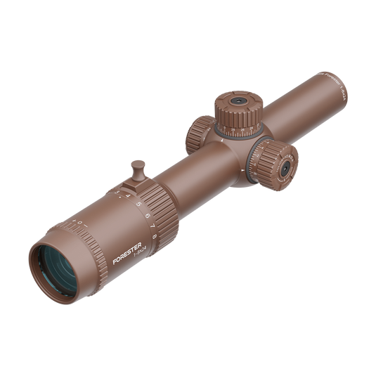 Forester 1-8x24 SFP FDE Rifle Scope (SCOC-39)