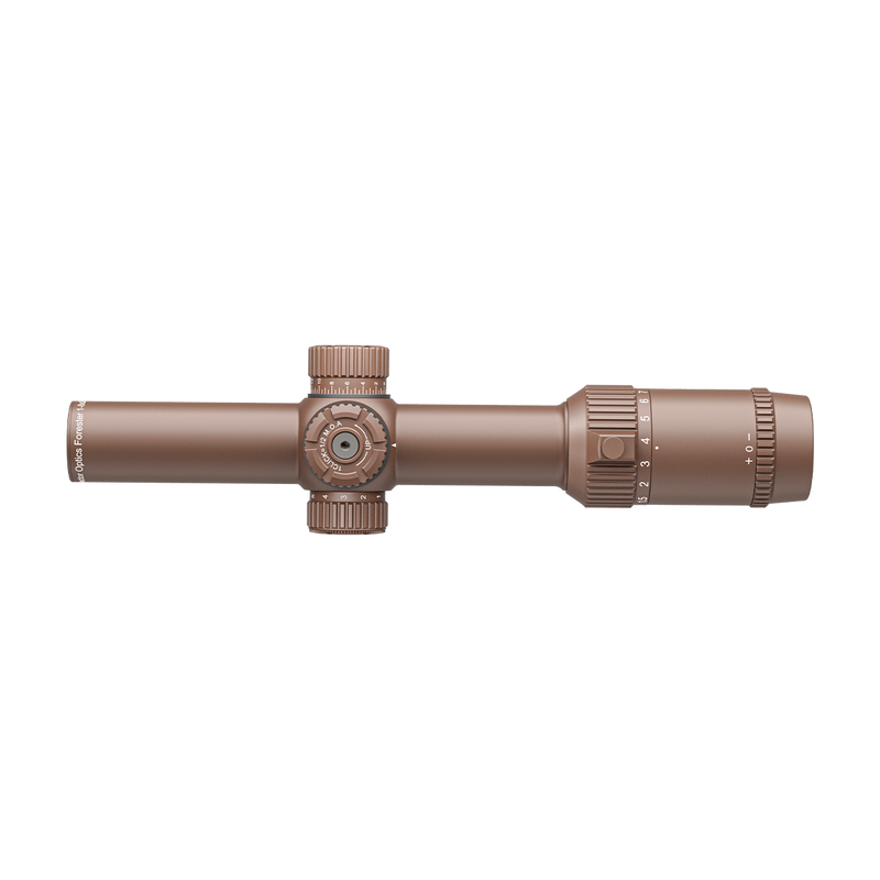 Cargue la imagen en el visor de la galería, Forester 1-8x24 SFP FDE Rifle Scope (SCOC-39)