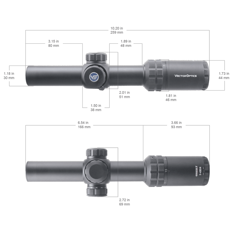Cargue la imagen en el visor de la galería, Grizzly 1-4x24 Hunting (SCOC-41)