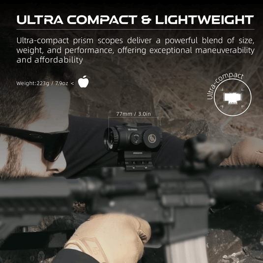 Paragon 3x18 Ultra Compact Prism Scope (SCPS-M03)