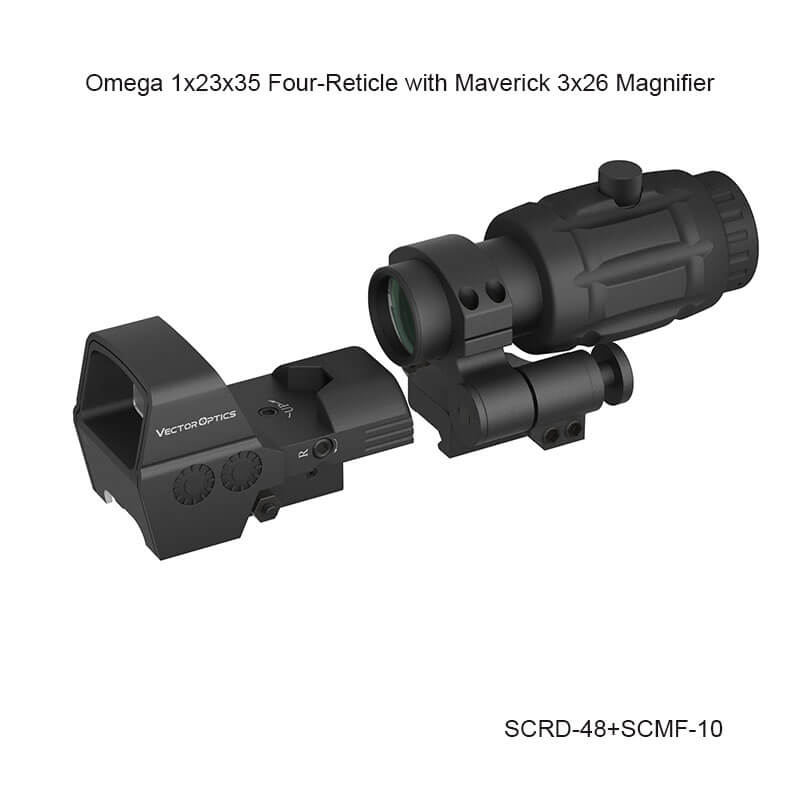 Загрузить изображение в просмотрщик галереи, Omega 23x35 Four Reticle (SCRD-48)