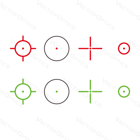 Omega Red Dot Sight – 8 & 4 Reticle Reflex Sights for Under $50 (SCRD-04/SCRD-48)
